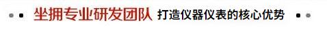 坐擁專(zhuān)業(yè)研發(fā)團隊 打造儀器儀表的核心優(yōu)勢